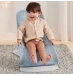 Hamaca Balance Soft BabyBjörn Tejido Mesh - Azul Cielo/Blanco