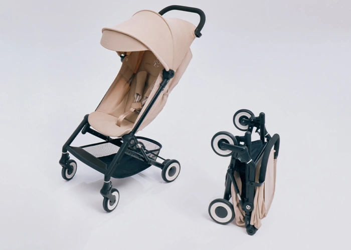 Silla de paseo Cybex Agis Almond Beige | Compacta y ligera-33 - imagen