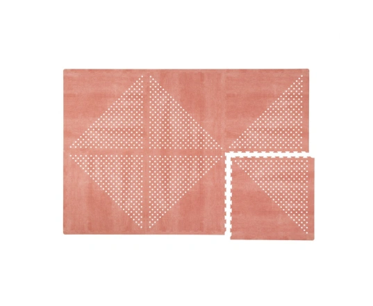 TODDLEKIND Alfombra de juego -  Earth Ash Rose