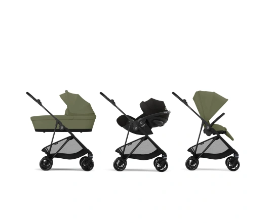 Універсальна коляска 2 в 1 Cybex Melio Carbon - Moss Green