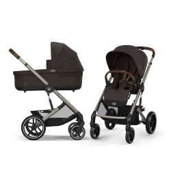 Cochecito silla + capazo Cybex Balios S Lux Chocolate Brown - imagen
