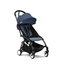 Прогулянкова коляска Stokke YOYO³ з 6 місяців Blue Air France (шасі Black) - зображення