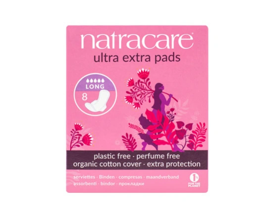 Натуральні гігієнічні прокладки Natracare Ultra Extra Pads 8ш