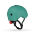 Casco infantil Scoot and Ride 51-55 cm (S-M) Gris verde (con linterna)-23 Casco infantil Scoot and Ride 51-55 cm (S-M) Gris verde (con linterna)