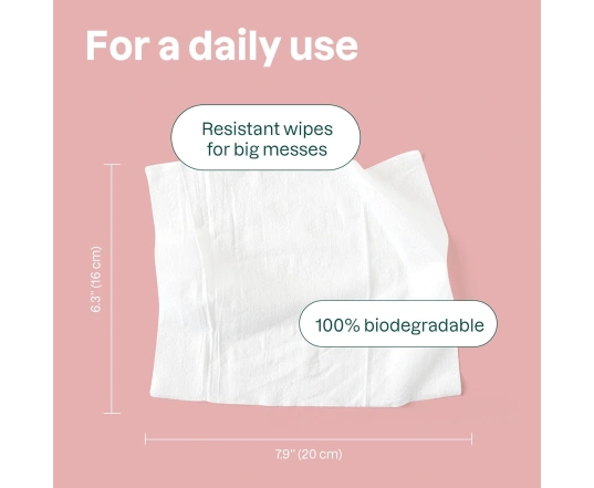Toallitas bebes biodegradables dispersable Attitude pack 3x72ud