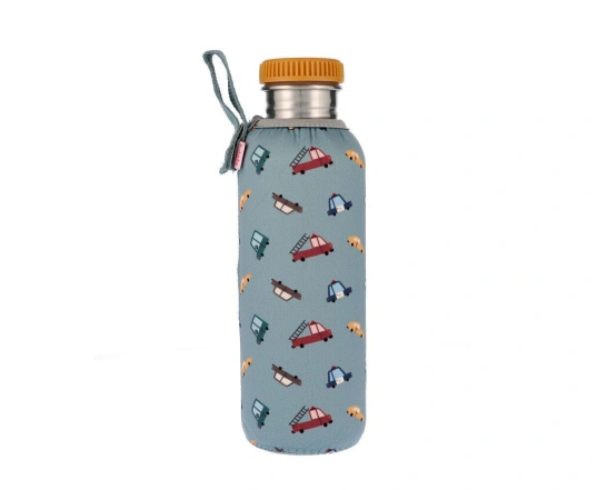 Botella acero con funda Tutete vintage cars 750ml 