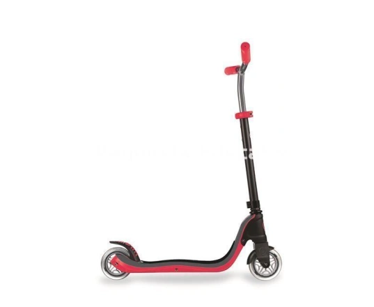 Patinete Globber Flow 125 Lights - Negro y rojo