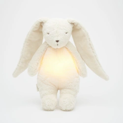 Peluche Luz-Sonido Conejo Orgánico Moonie - Polar Natur - imagen