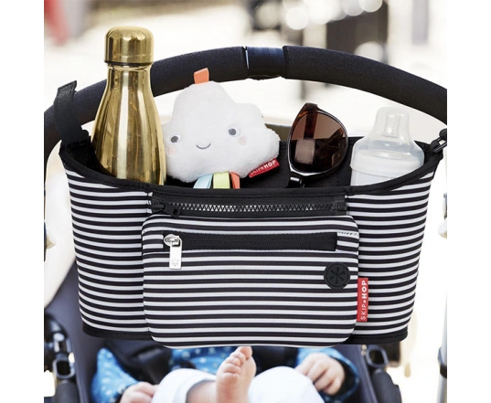 Organizador para el carrito Skip Hop blanco y negro