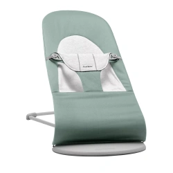 Крісло-шезлонг Balance Soft BabyBjörn (тканина джерсі) - Світла шавлія/сірий - зображення