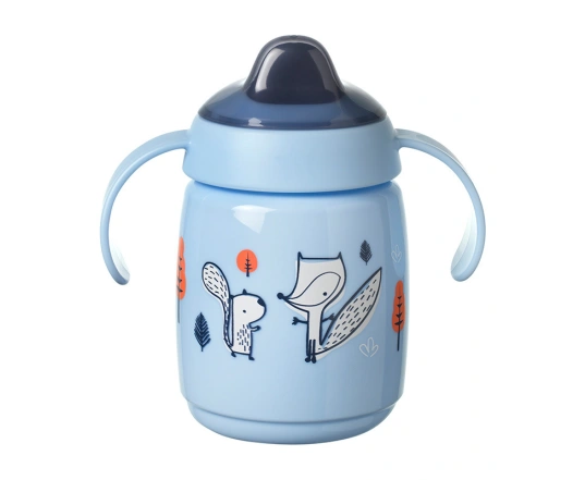 Vaso de aprendizaje Tommee Tippee Superstar Sippee Azul 300 ml, 6 meses+