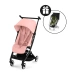 Прогулянкова коляска Cybex Libelle BLK Candy Pink  + Дощовик