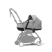 Універсальна коляска 2 в 1 з люлькою newborn shell Stokke YOYO³  Stone (шасі White) | KIDSLINE-65 - зображення