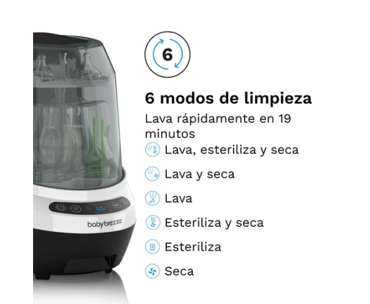 BabyBrezza Bottle Washer Pro (Lava, esteriliza y seca automáticamente)