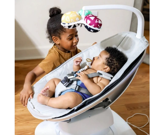 Шезлонг гойдалка 4MOMS MamaRoo 5.0 (WiFi) - Slate Blue