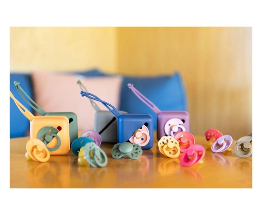 Portachupetes Case BIBS Blush