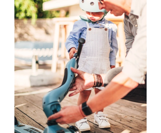 Patinete Scoot and Ride de la serie Highwaykick-1, gris y azul, 1-5 años