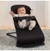 Крісло-шезлонг Balance Soft BabyBjörn (тканина бавовна) - Чорний/сірий