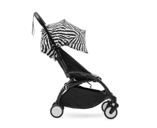 Silla de paseo Stokke YOYO³ Zebra (сhasis Black)