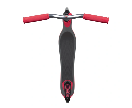 Patinete Globber Flow 125 Lights - Negro y rojo
