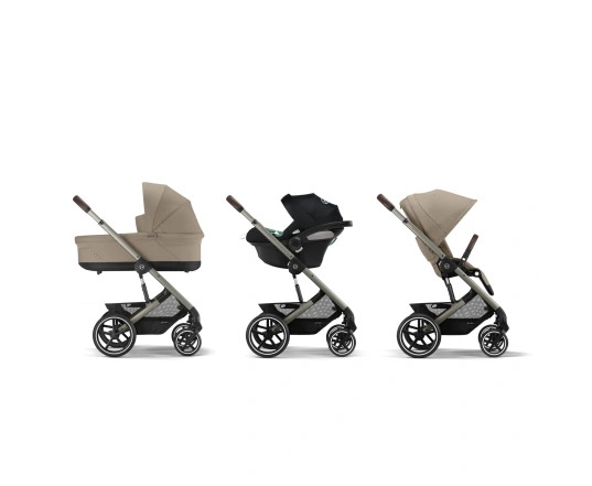 Cochecito silla + capazo Cybex Balios S Lux Almond Beige