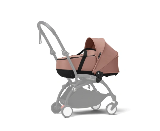 Cochecito silla + capazo newborn shell Stokke YOYO³ Ginger (Chasis Negro)