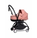 Cochecito silla Stokke YOYO³ + capazo Bassinet y recambio textil BABYZEN Ginger (Chasis Negro)