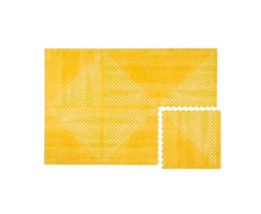 TODDLEKIND Alfombra de juego - Earth Mustard Flower