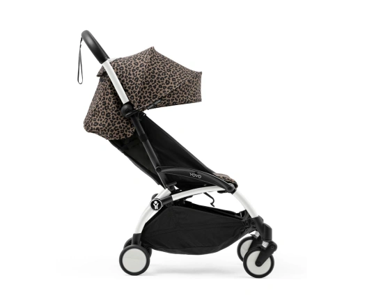 Silla de paseo Stokke YOYO³  Leopard (сhasis White)