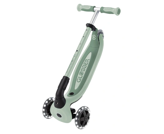 Самокат Globber Go Up Baby Lights 360 Olive