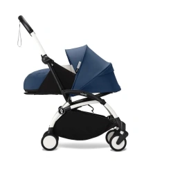 Cochecito silla + capazo Stokke YOYO³ Air france/Navy blue (Chasis Blanco) - imagen