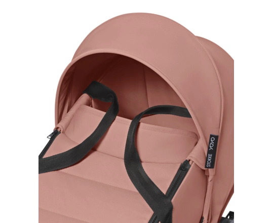 Cochecito silla + capazo newborn shell Stokke YOYO³ Ginger (Chasis Blanco)