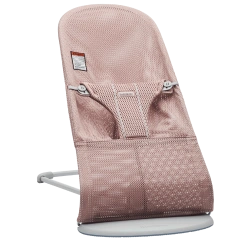 Крісло-шезлонг Bliss BabyBjörn сітка - Ніжно-рожевий - зображення