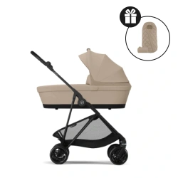 Універсальна коляска 2 в 1 Cybex Melio Carbon - Almond Beige - зображення