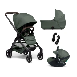 Cochecito completo Joolz Hub2 silla + capazo + silla de coche Forest green - imagen