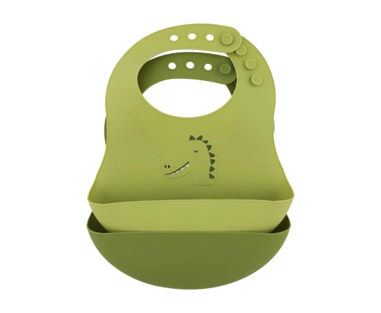 Silicona babero 2-pack Trixie - Mr. Dino