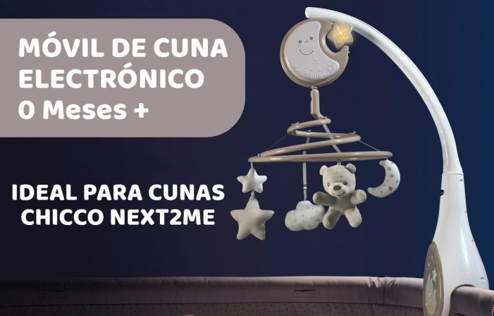 Móvil de cuna Chicco Next2Dreams neutral-32 Móvil de cuna Chicco Next2Dreams neutral – tienda oficial en KIDSLINE | Productos originales-32 - imagen