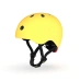 Casco infantil Scoot and Ride 51-55 cm (S-M) - Limon (con linterna)