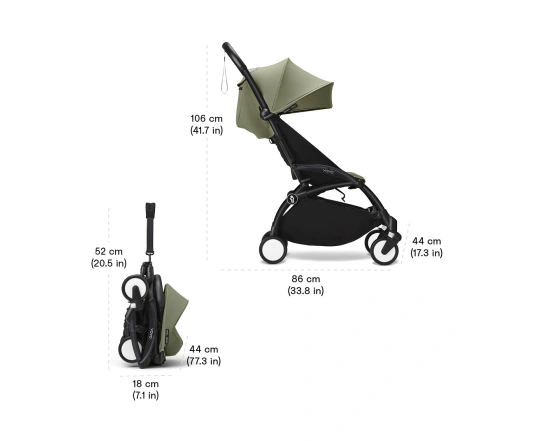 Silla de paseo Stokke YOYO³  Leopard (сhasis White)