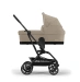 Універсальна коляска 2 в 1 Cybex Eezy S Twist+2 із люлькою Cot S - Almond Beige