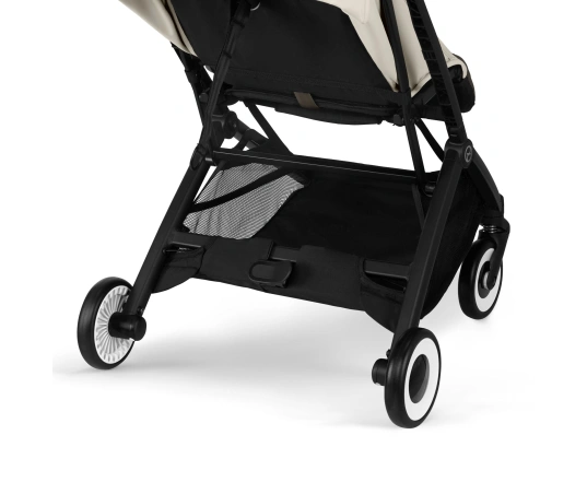 Прогулянкова коляска Cybex Orfeo BLK Canvas White + Дощовик