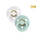 2 Chupetes BIBS Colour Round White/Mint 6-18 M