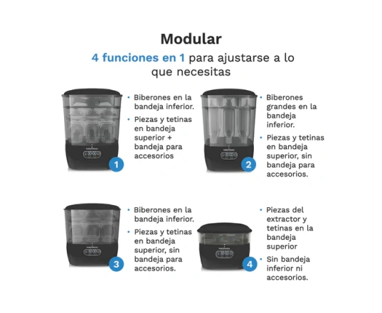 Sterylazer + Dryer Advanced BABYBREZZA - BLACK