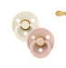 2 Chupetes BIBS Colour Simétrica Blush/Ivory  6-18 M