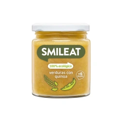 Органічне пюре Smileat Овочі з кіноа  (230 г) - зображення