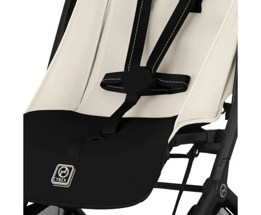 Прогулянкова коляска Cybex Orfeo BLK Canvas White + Дощовик