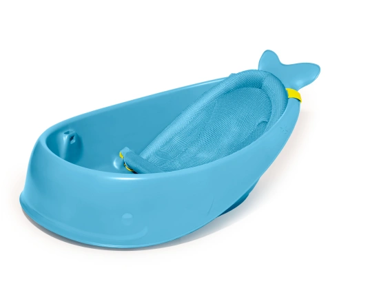 Bañera Smart Sling Ballena de 3 etapas Skip Hop - Azul