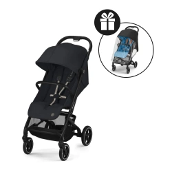 Silla de paseo Cybex Beezy BLK Magic Black + Burbuja de lluvia - imagen
