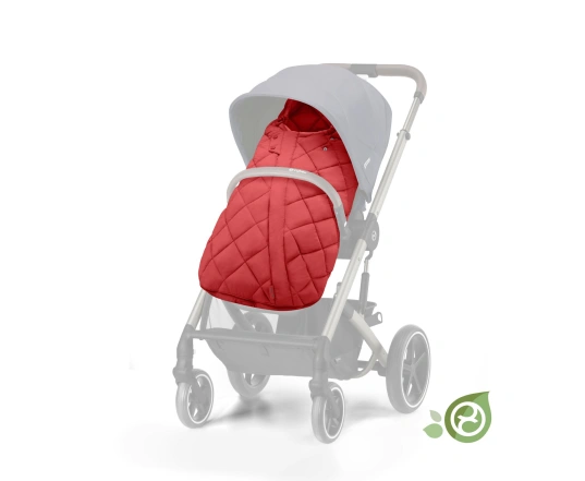 Saco cubrepiernas Cybex Snøgga 2 Conscious Collection - Hibiscus Red