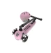 Самокат Scoot and Ride Highwaykick-3 з колесами, що світяться пастельно-рожевий